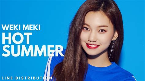 Weki Meki 위키미키 Hot Summer Cover Line Distribution YouTube