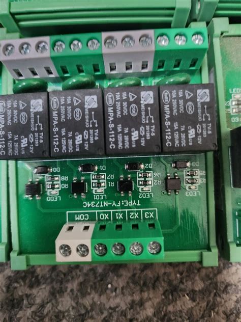 Lot Gaeyaele Spdt Din Rail Mount V V Dc Ac Interface Relay