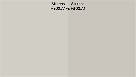 Sikkens Fn 02 77 Vs F6 03 72 Side By Side Comparison