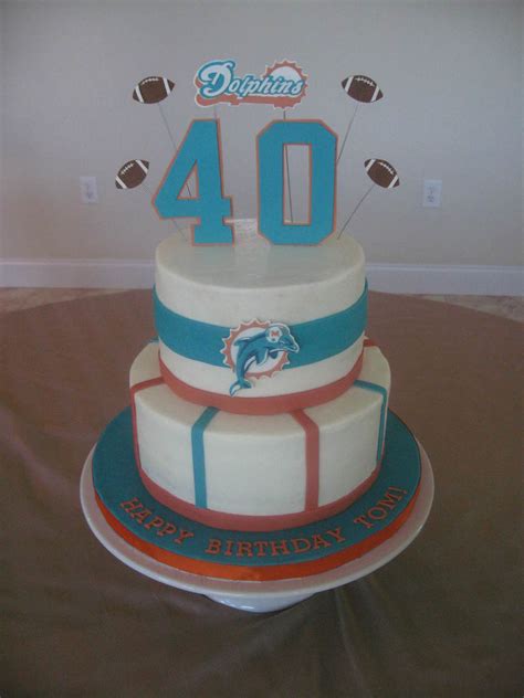 Miami Dolphins Birthday Cakecentral