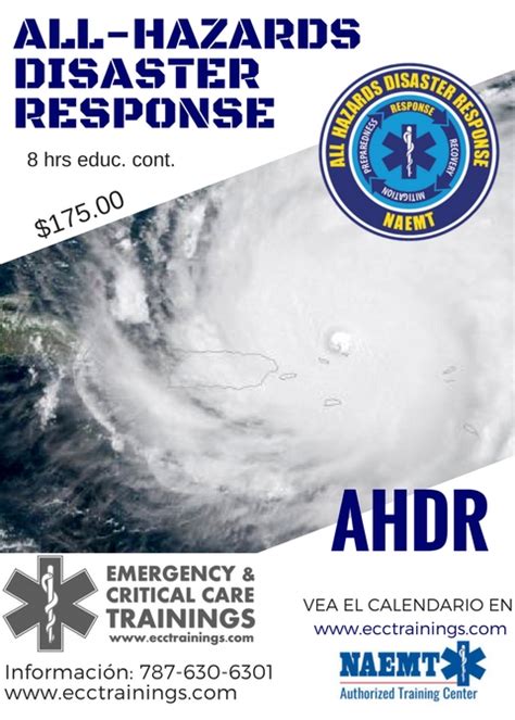 Ahdr All Hazards Disaster Response Ecctrainings