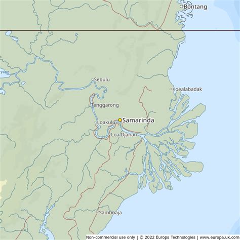 Map of Samarinda, Indonesia | Global 1000 Atlas