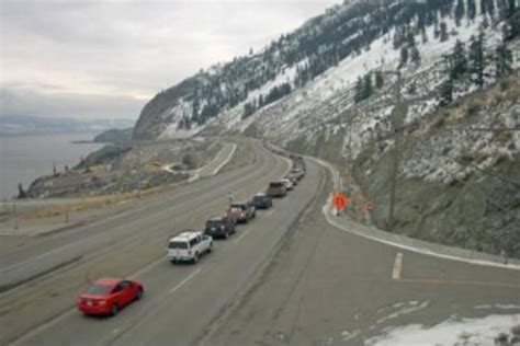 Blasting Work To Close Highway 97 North Of Summerland On Jan 6