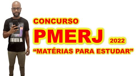 Concurso Pmerj Soldado Quais Mat Rias Estudar Para Prova Youtube