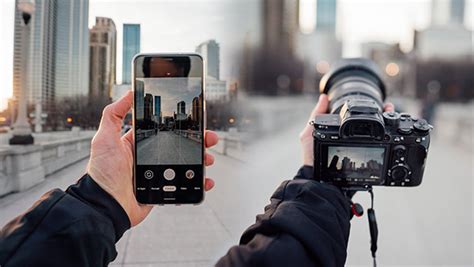 smartphone compare    sony mirrorless camera