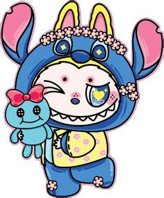 Labubu Stitch In 2024 Pokemon Doraemon Stitch