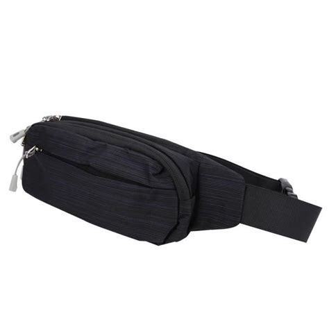 VGEBY Sac banane 10 pouces unisexe étanche Oxford Fanny Pack sac de