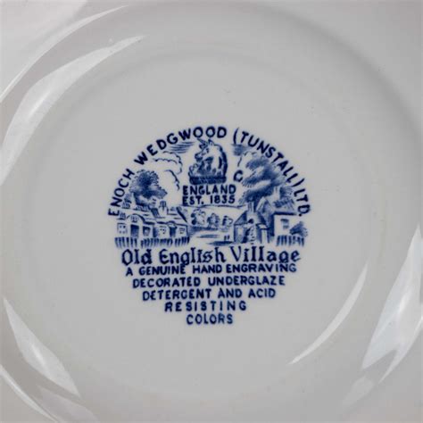 Kinnerup Antik Porcelæn Enoch Wedgwood Old english village