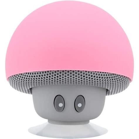 Mini Haut Parleur Bluetooth Caisson De Basses Portable Sans Fil Rose