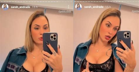 Sarah Andrade Aparece Look Transparente E Resultado Do Silicone