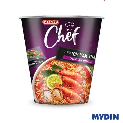 Mamee Chef Instant Noodles Creamy Tom Yam Flavour 72g