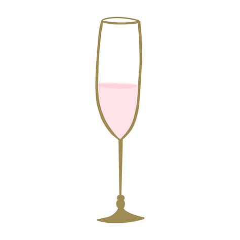 Gold Wine Glass 14967953 Png