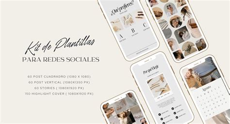 Plantilla Editable En Canva Para Redes Sociales Minimalista Pack De