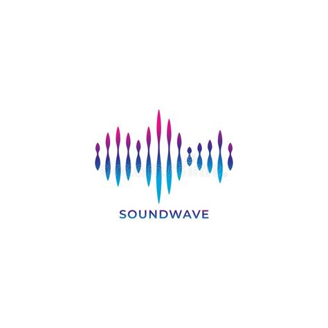 Colorful Liquid Spectrum Audio Signal Vector Illustration Blue Violet