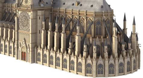 3d Notre Dame Cathedral Paris Best Of 3d Models