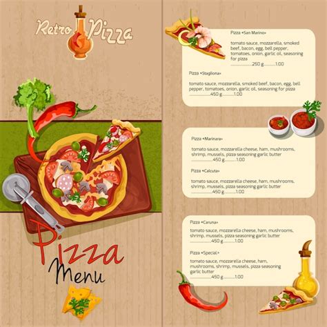 Décrypter 66 Imagen Pizza Carte Menu Vn