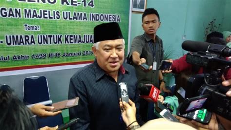 Din Syamsuddin Kami Umat Islam Merasa Dituduh TribunNews