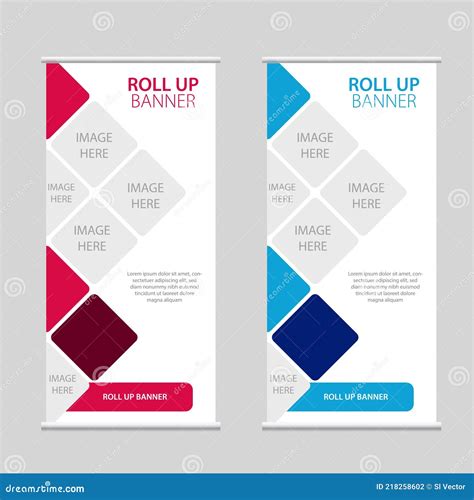 Design De Modelo Vertical Do Banner De Roll Para Infographics Do