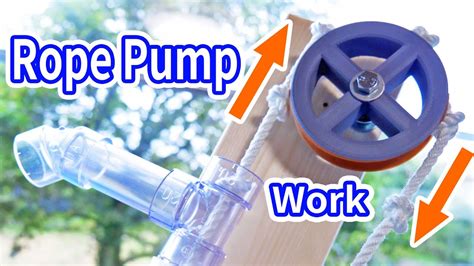 Diy Rope Pump Work Youtube