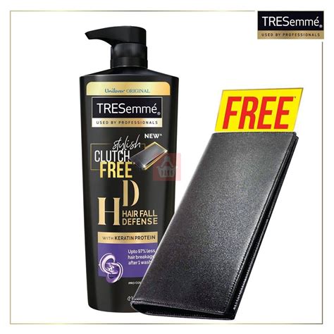 Tresemme Shampoo Hair Fall Defense 580ml Stylish Clutch Free