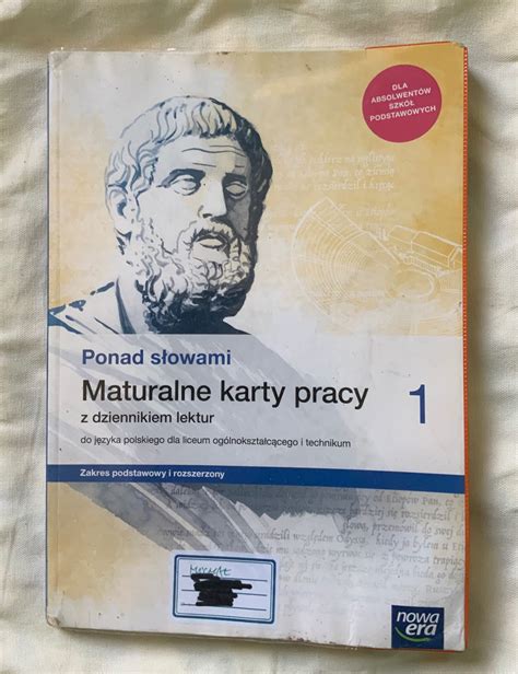 Maturalne karty pracy z dziennikiem lektur do języka polskiego kl 1