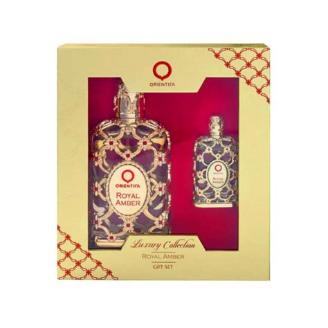 Orientica Royal Amber Gift Set Eau De Parfum 30 7 5Ml Farmadon La