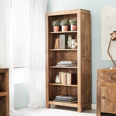 Indian Hub Toko Light Mango Large Open Bookcase Casamo Love Your Home