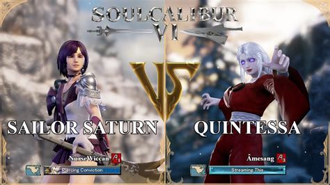 SoulCalibur VI NurseWiccan Sailor Saturn VS Amesang Quintessa