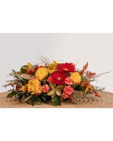 Festive Fall Centerpiece - Raleigh, NC | Fallon's Flowers