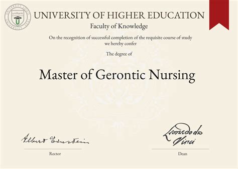 Master of Gerontic Nursing MGN