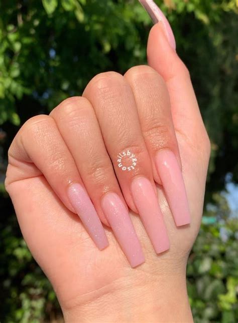 60 Beautiful Acrylic Pink Coffin Nails Art Ideas For Summer Keep