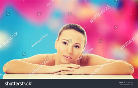 Slim Nude Blonde Woman Posing Arms Stock Photo 291671552 Shutterstock