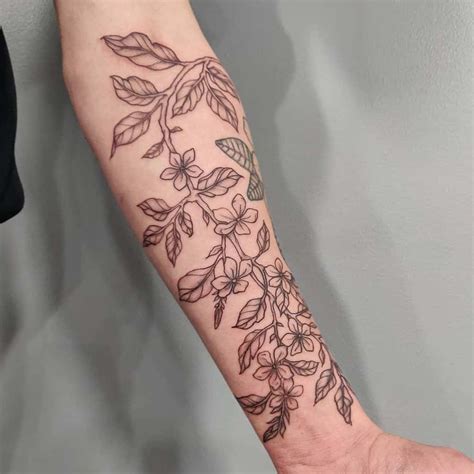 Top 55 Best Jasmine Flower Tattoo Ideas - [2020 Inspiration Guide]