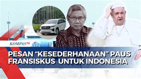 Pakai Pesawat Komersial Mobil Innova Ini Makna Kesederhanaan Paus