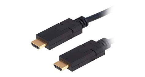 Cable HDMI Argom ARG CB 1910 3 Metros Macho Macho Giratorio Imeqmo