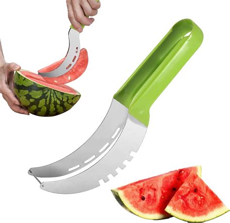 Generic Watermelon Cutter Slicer Multifunctional Metal Fruit Cutter