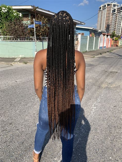 Knotless Box Braids Styling Braided Hairstyles For Black Women Hair