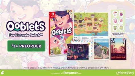 Ooblets Getting A Physical Release On Switch