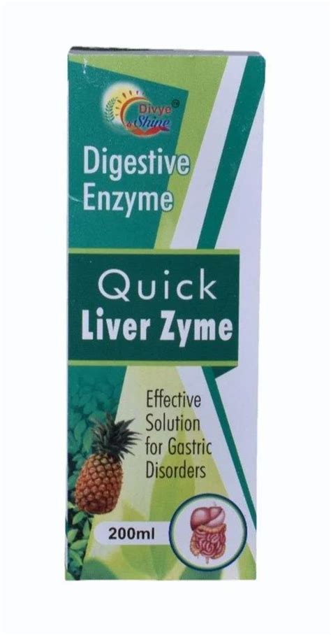 Ml Quick Liver Digestive Zyme Bottle Of Ml At Box In Nawada