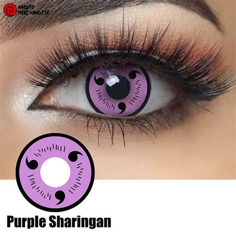 Purple Sharingan Contacts - Naruto Merch