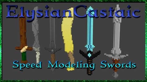 Modeling Voxel Swords - YouTube