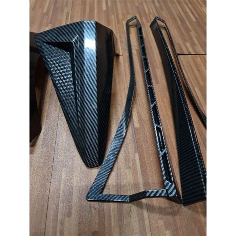 Jual Paket Garnish Lampu Depan Belakang Carbon All New Veloz