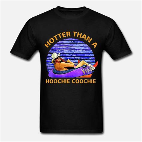 Hotter Than A Hoochie Coochie Alan Jackson 90s Black Vintage Men T