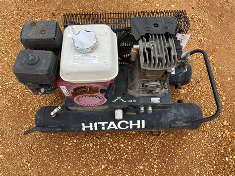 Hitachi Portable Air Compressor Jm Wood Auction Company Inc