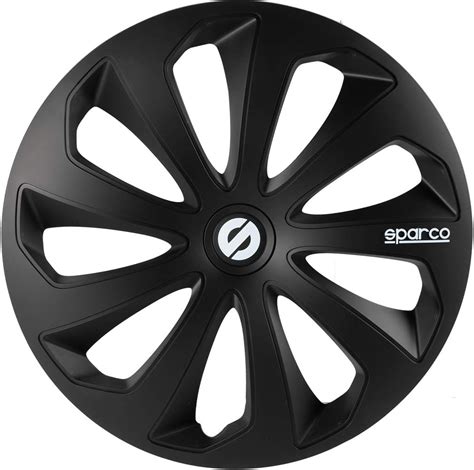 Sparco Spc Bk Tapacubos Sicilia Negro Set De Amazon Es