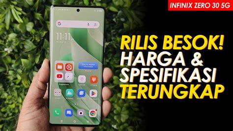 RILIS BESOK HARGA SPESIFIKASI TERUNGKAP Infinix Zero 30 5G Segera