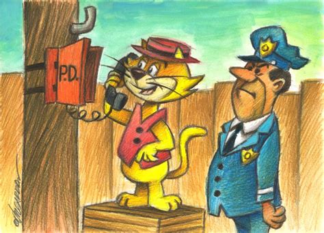 Top Cat And Officer Dibble Phone Call Original Drawing Catawiki