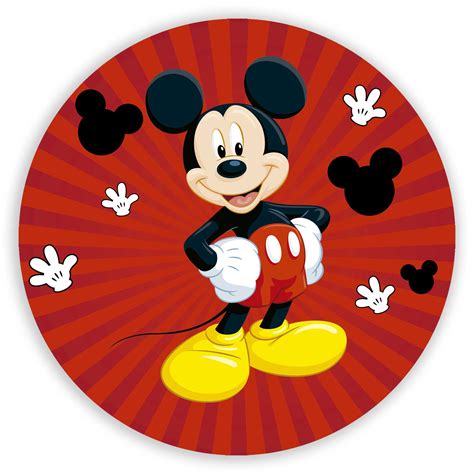 Painel Redondo Mickey Sublimado D Sublistamps Sublima O