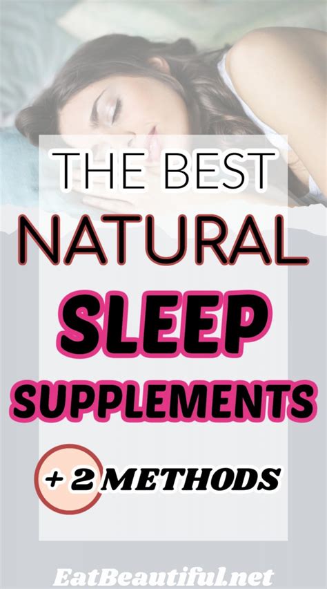 9 Natural Supplements for Insomnia (+ 2 modalities) - Eat Beautiful