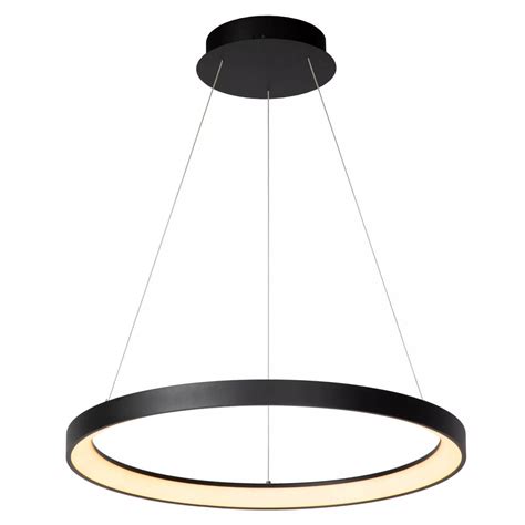 Wisząca lampa salonowa Vidal ring LED 48W czarny nad stół sklep MLAMP PL